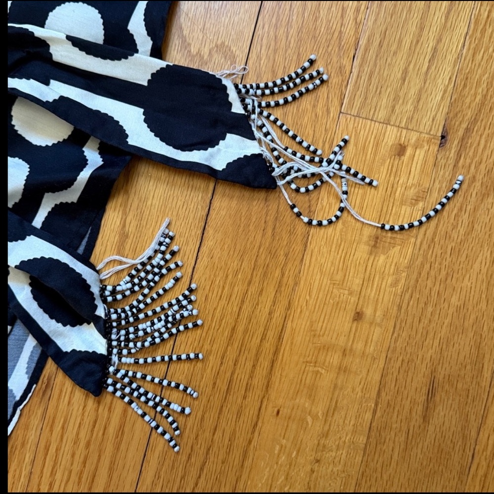 New Amthropologie Farm Rio Palermo Long-Sleeve Belted Midi Dress Size M - Picture 7 of 8